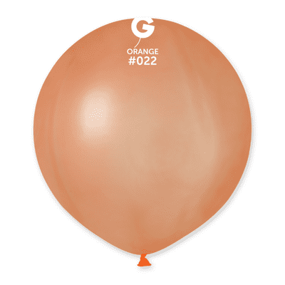 Neon Orange 19 inch Balloons - Gemar 19