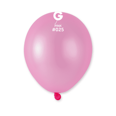 Neon Pink 5 inch Balloons - Gemar 5