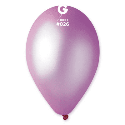 Neon Purple 13 inch Balloons - Gemar 13