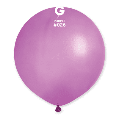 Neon Purple 19 inch Balloons - Gemar 19