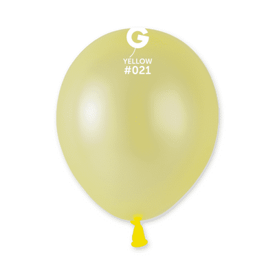 Neon Yellow 5 inch Balloons - Gemar 5