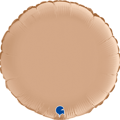 Nude Satin Round Foil Balloon (18