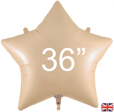 Nude Star Foil Balloon (36