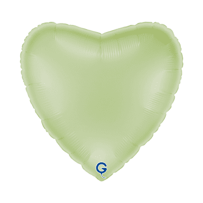 Olive Green Heart Foil Balloon (22