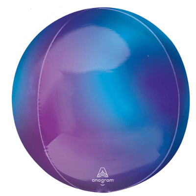 Ombre Orbz Balloon - Blue Aura Stardust Ombre Orbz (15