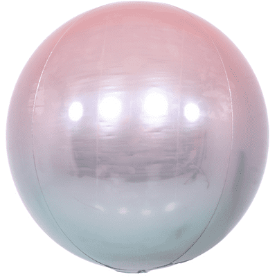 Ombre Orbz Balloon - Pink, Lilac & Blue Ombre Orbz (15