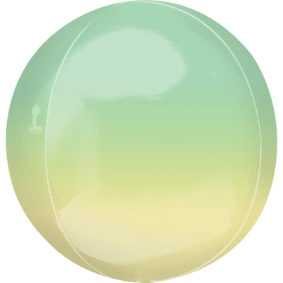 Ombre Orbz Balloon - Yellow & Green Ombre Orbz (15
