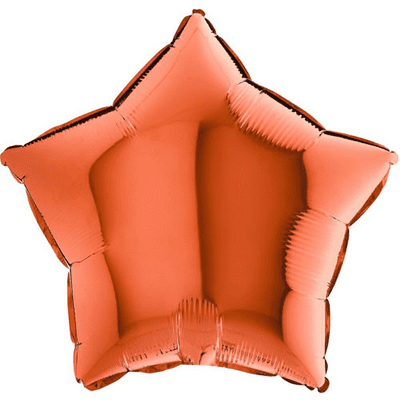 Orange Star Foil Balloon (18