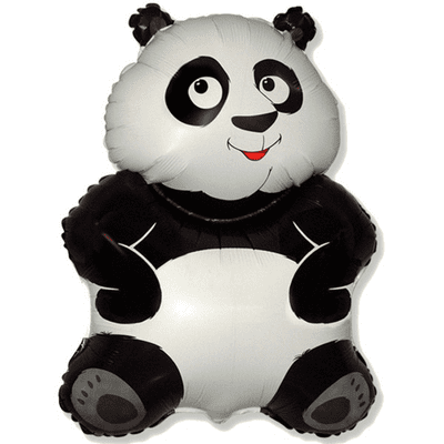Panda Large Foil Balloon 1pc (Flexmetal 33