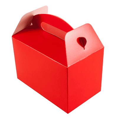 Party Boxes (Red) 6pcs
