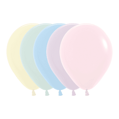 Pastel Assortment 5 inch Balloons - Sempertex 5
