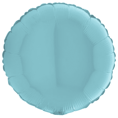 Pastel Blue Round Foil Balloon (18