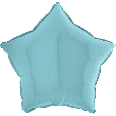 Pastel Blue Star Foil Balloon (18