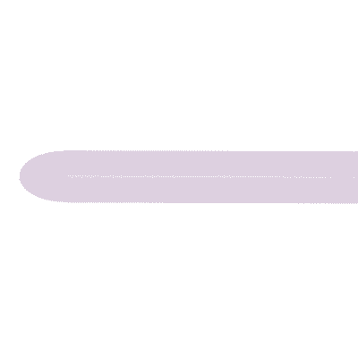 Pastel Lilac 260 Balloons (Nozzle Up) - Sempertex 260 Balloons 50pcs
