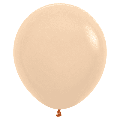 Pastel Malibu Peach 18 inch Balloons - Sempertex 18