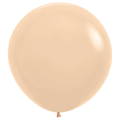 Pastel Malibu Peach 24 inch Balloons - Sempertex 24