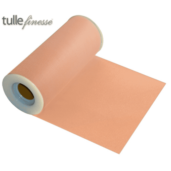 Peach Tulle Ribbon 6
