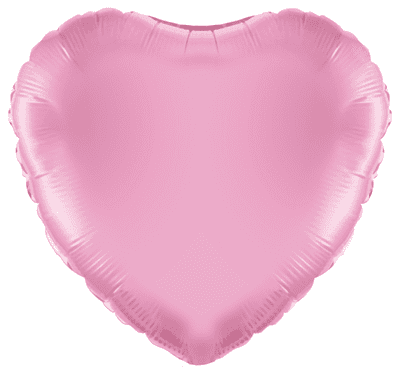 Pearl Pink Heart Foil Balloon (18
