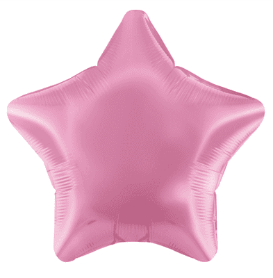 Pearl Pink Star Foil Balloon (19