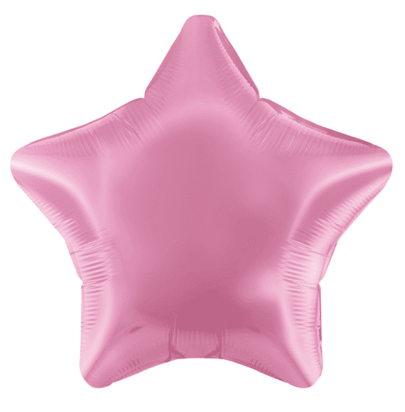 Pearl Pink Star Foil Balloon - 19