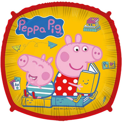 Peppa Pig Reading Square Foil Balloon (Procos 18