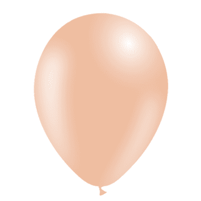 Perfectly Peach 5 inch Balloons - Decotex 5