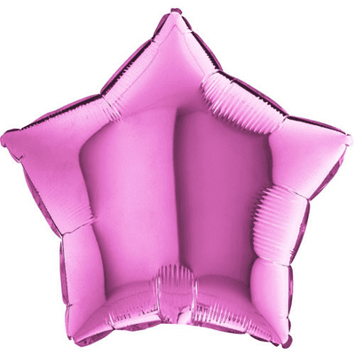 Pink Star Foil Balloon (18