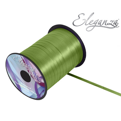 Pistachio Green Ribbon for Balloons (Eleganza 500 yards x 5mm) 1pc