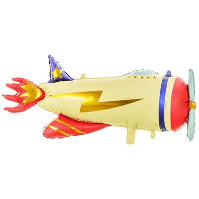 Plane Large Foil Balloon 1pc (PartyDeco 36
