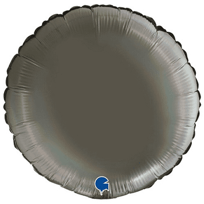 Platinum Grey Round Foil Balloon (18