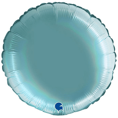 Platinum Tenerife Sea Round Foil Balloon (18