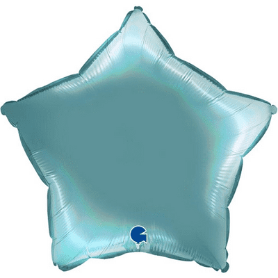 Platinum Tenerife Sea Star Foil Balloon (18