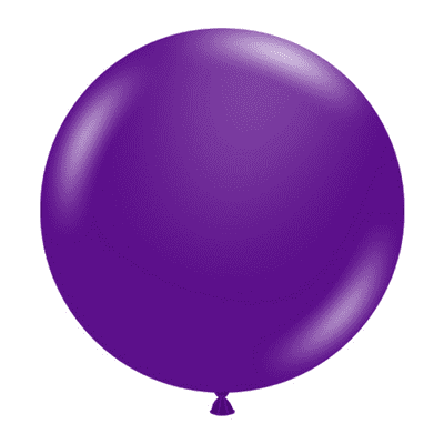 Plum Purple 17 inch Balloons - Tuftex 17