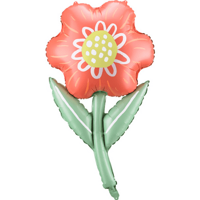 Pretty Flower Large Foil Balloon 1pc (PartyDeco 29