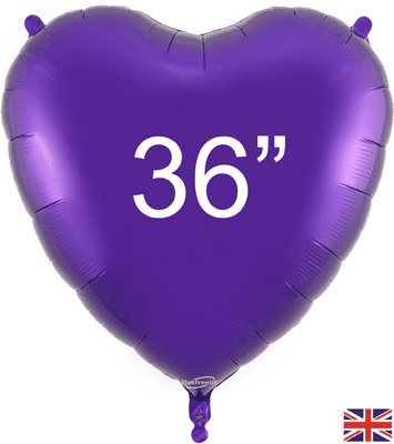 Purple Heart Foil Balloon (36