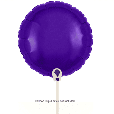 Purple Mini Foil Balloon (9