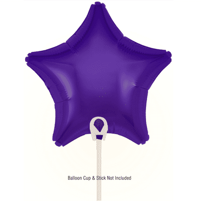 Purple Mini Foil Balloon (9