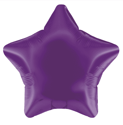 Purple Star Foil Balloon (19