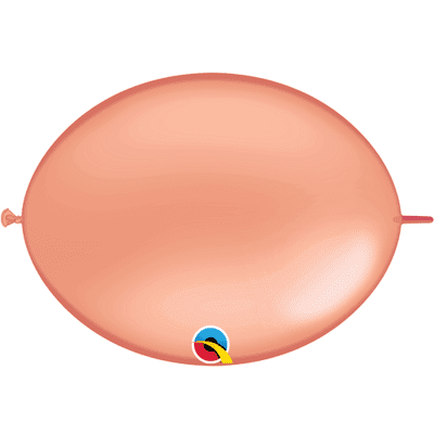 Qualatex Quick Link Balloons - 12 Inch Rose Gold Quick Link Balloons (50pcs)