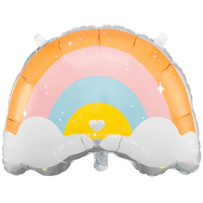 Rainbow Large Foil Balloon 1pc (PartyDeco 21