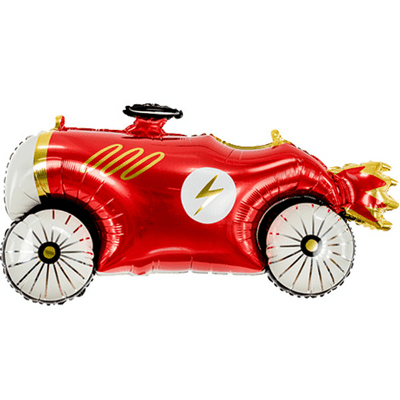 Red Car Large Foil Balloon 1pc (PartyDeco 36