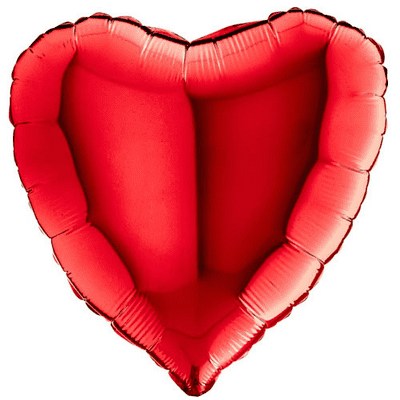 Red Heart Foil Balloon (18