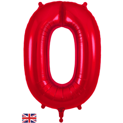 165cm Tall Gold Number '0' Balloon – Giant Foil Balloon For Birthdays & Celebrations - View #5