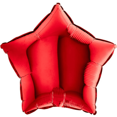 Red Star Foil Balloon (18