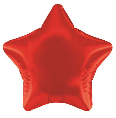 Red Star Foil Balloon (19