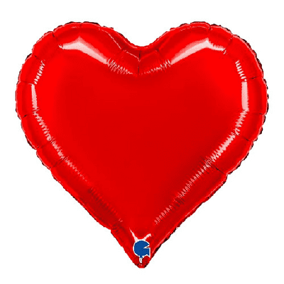 Red Sweetie Heart Foil Balloon (18