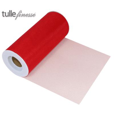 Red Tulle Ribbon 6