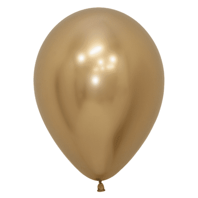 Reflex Gold 12 inch Balloons - Sempertex 12