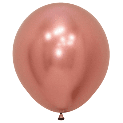 Reflex Rose Gold 18 inch Balloons - Sempertex 18