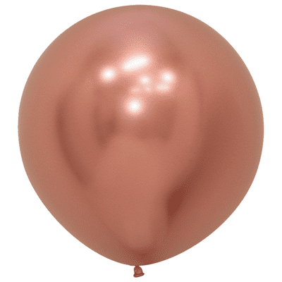 Reflex Rose Gold 24 inch Balloons - Sempertex 24